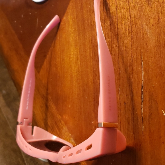 Prive revaux sunglasses, womens, pink, reflective lenses, - Picture 3 of 4